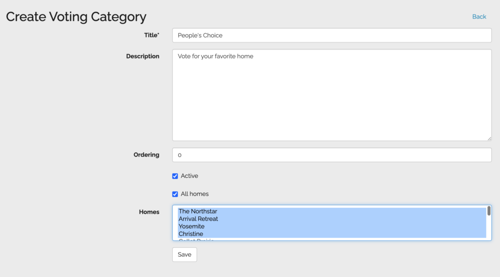 How to set up People's Choice voting category in ParadeSmart